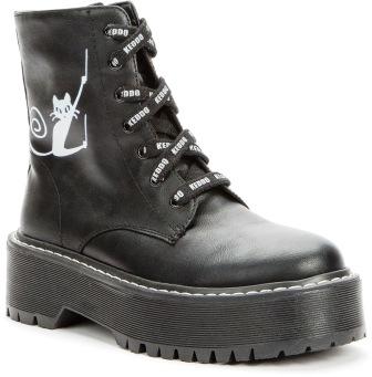KEDDO 528258/09-01 черный ботинки р.34-39 (поступление 25.07.2022г.) цена 3420руб.
