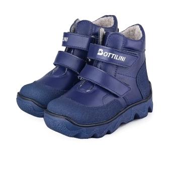 Bottilini BL-271(24) Ботинки цвет темно-синий (байка) (р.23-26) (поступление 15.09.2022г.) цена 3790руб.  