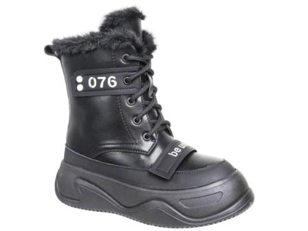 Ботинки детские Tex TM"INDIGO KIDS", Чёрный, 33-38 артикул 73-1005B  (11103) цена 5200руб.