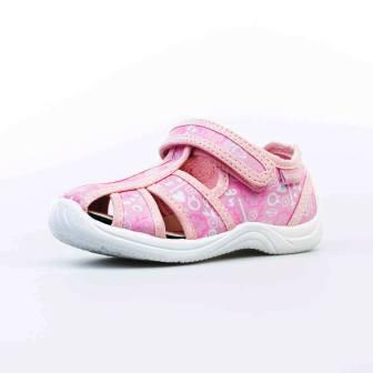 КОТОФЕЙ  221130-11 розовый туфли летние текстиль, р.22-26 (поступление 13.05.2022г.) цена 1300руб.