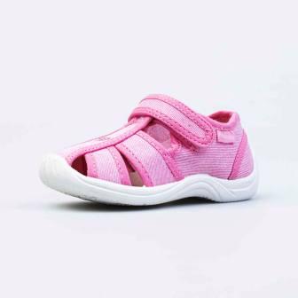 КОТОФЕЙ 221123-11 розовый туфли летние текстиль, р.22-26 (поступление 17.12.2021г.) цена 890руб.