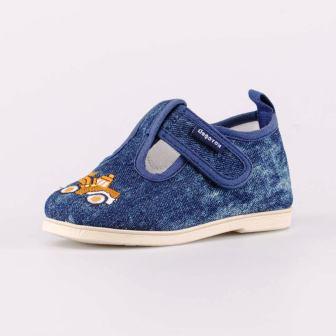 КОТОФЕЙ 231216-11 синий туфли малодетские текстиль, 23-26 (поступление 05.05.2023г.) цена 1190руб.