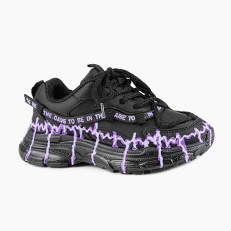 KAPIKA Обувь для активного отдыха р.31-35 артикул 731030-1 (черный-фиолетовый) (120324) цена 3690руб.