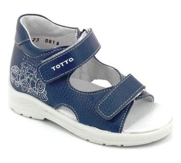 ТОТТА Туфли открытые, М1144-кожаная подкладка, 1144-722 (лазурный синий) (поступление 16.12.2022г.) цена 2100руб.