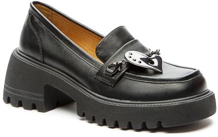 KEDDO 538807/08-01 черный туфли р.34-39 (поступление 31.07.2023г.) цена 3800руб.